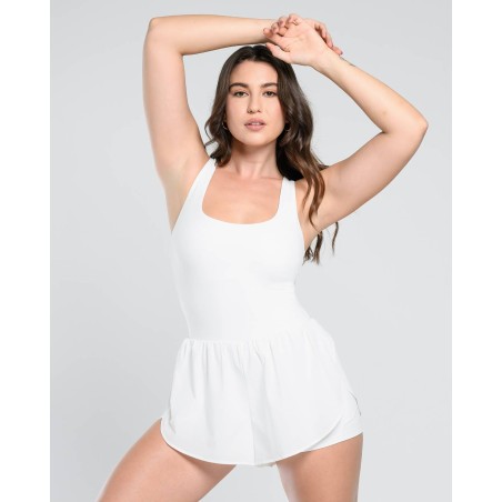 Superior BlissMotion Airy Backless 2-in-1 Athleisure Romper New Release