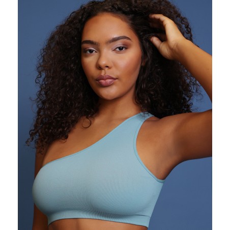 Superior Fancy Summer Ribbed One Shoulder Bralette Available Now